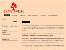 Tablet Screenshot of confettimedia.in